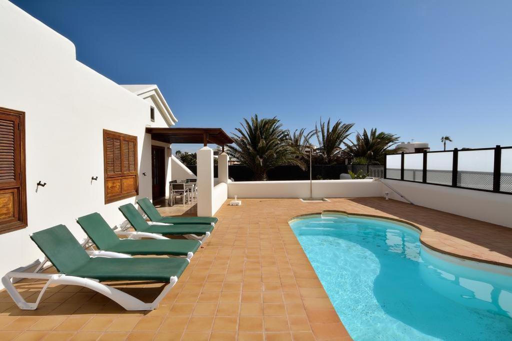 Private Villa With Pool Faro Park Playa Blanca  Exterior foto