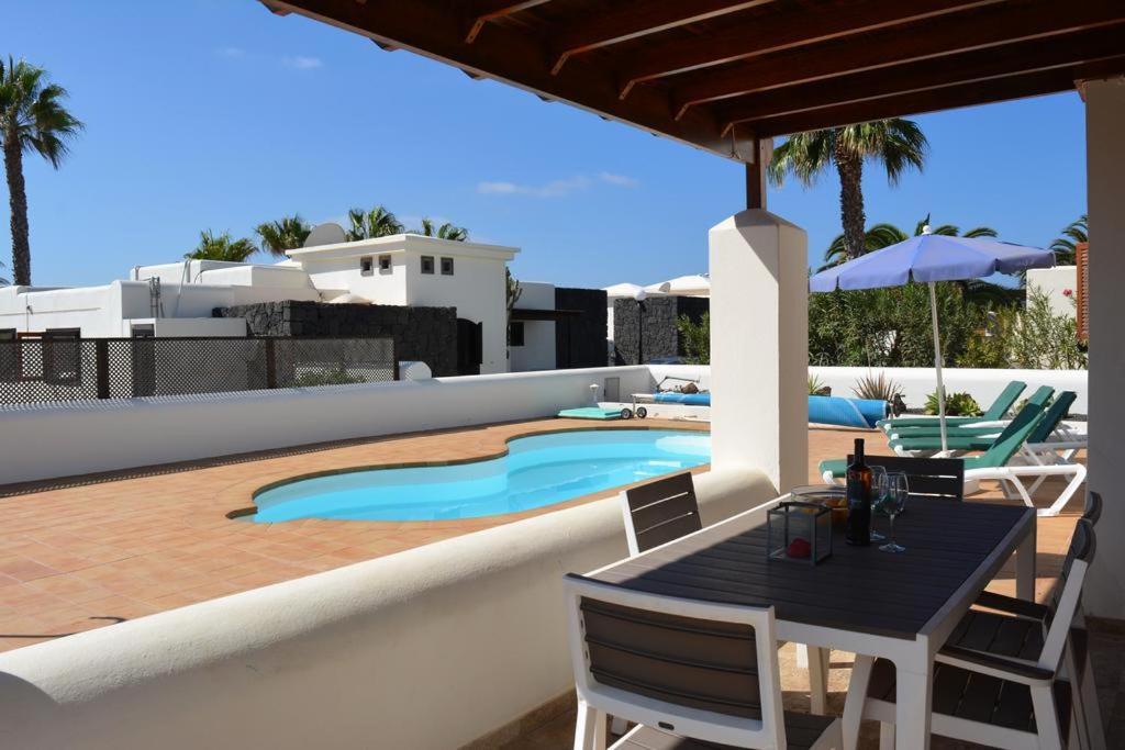 Private Villa With Pool Faro Park Playa Blanca  Exterior foto